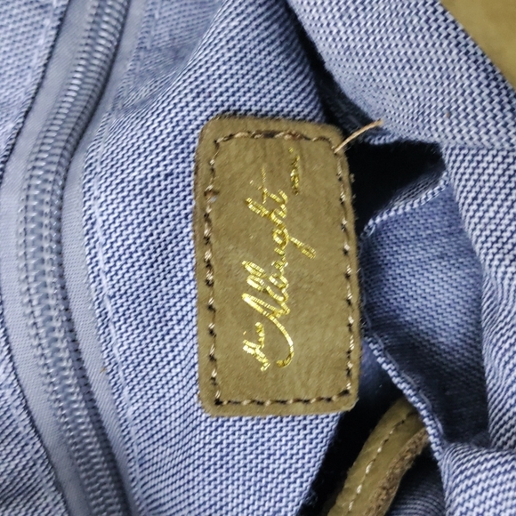 Anthropologie Tela Mini Crossbody by Miss Albright Luxe Nubuck Leather - Picture 9 of 12